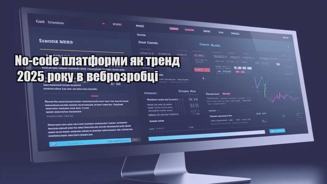 no code platformy yak trend 2025 roku v vebrozrobczi