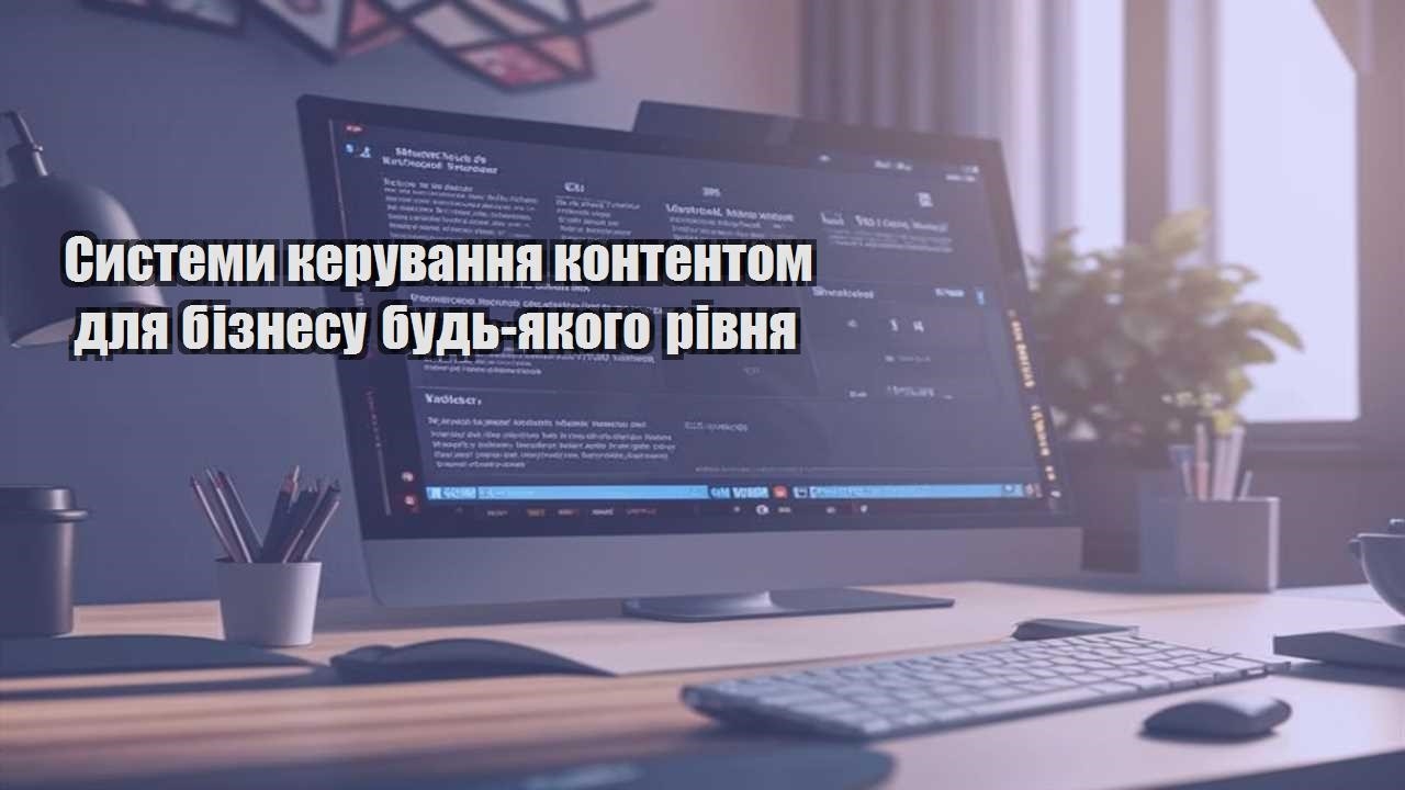 systemy keruvannya kontentom dlya biznesu bud yakogo rivnya