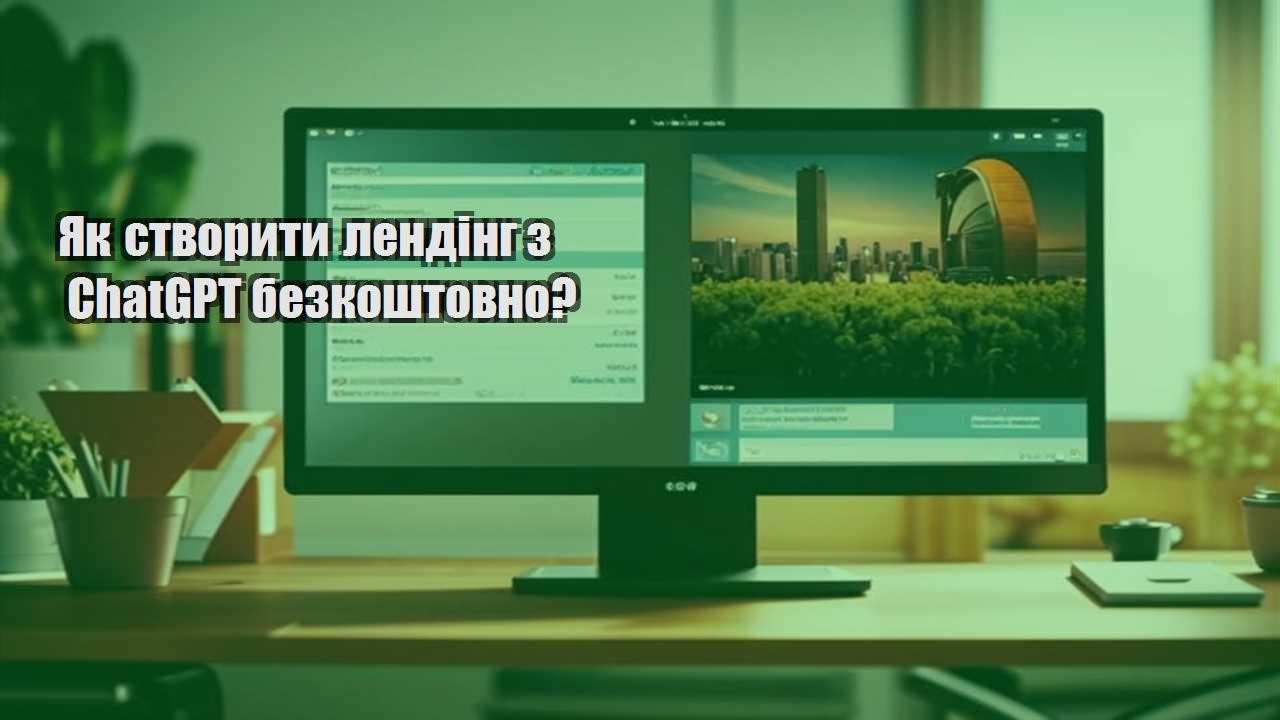 yak stvoryty lending z chatgpt bezkoshtovno