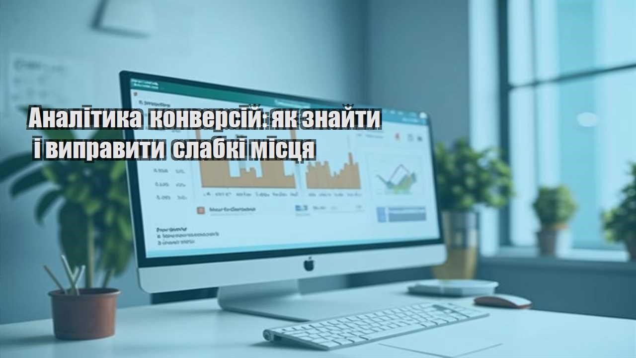 analityka konversij yak znajty i vypravyty slabki misczya