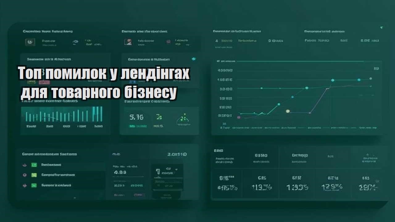 top pomylok u lendingah dlya tovarnogo biznesu