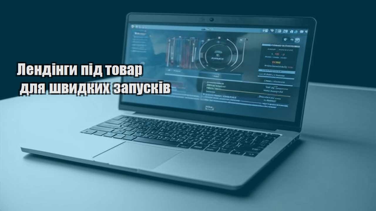 lendingy pid tovar dlya shvydkyh zapuskiv