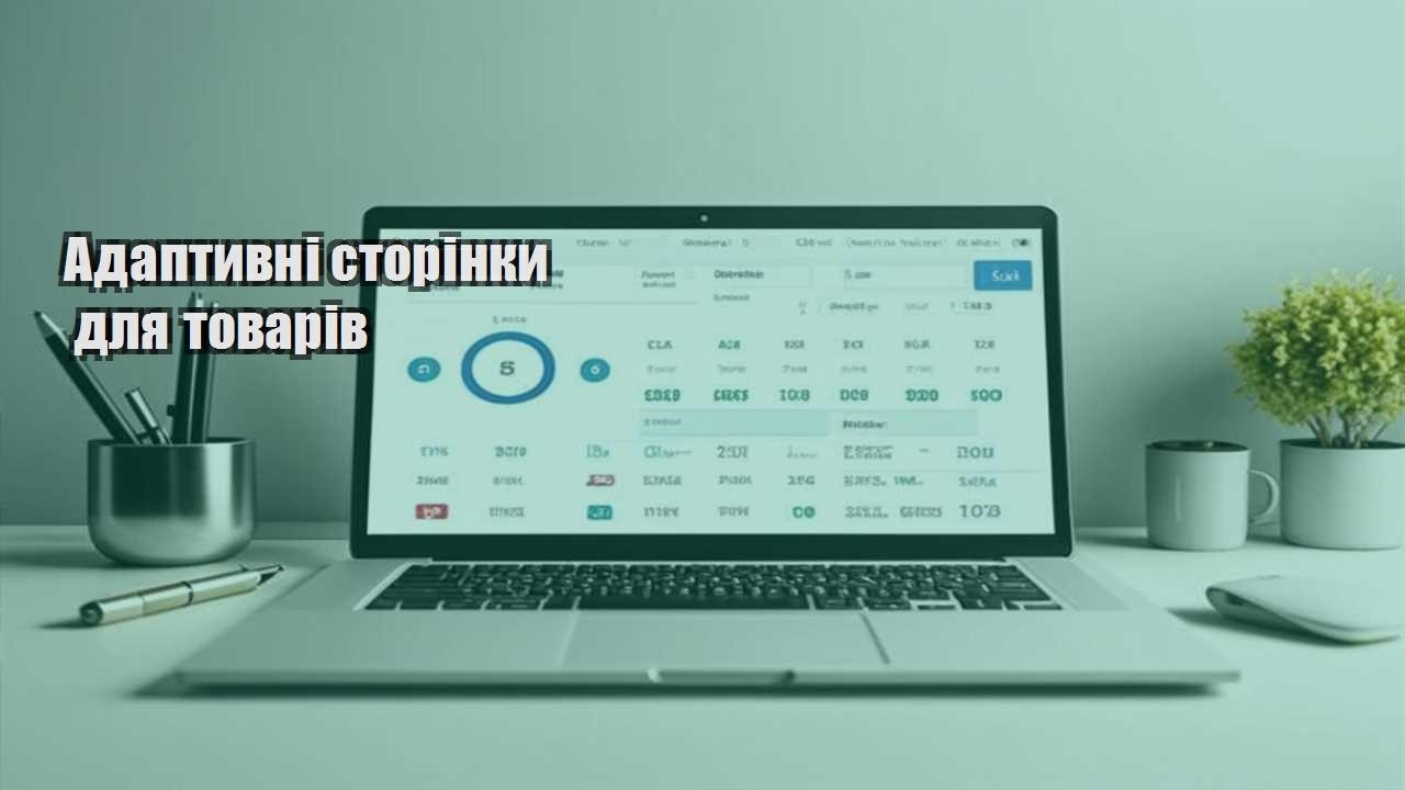 adaptyvni storinky dlya tovariv