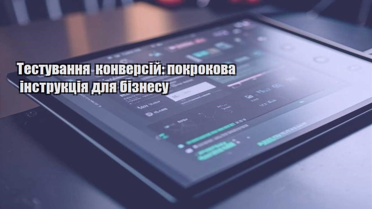 testuvannya konversij pokrokova instrukcziya dlya biznesu