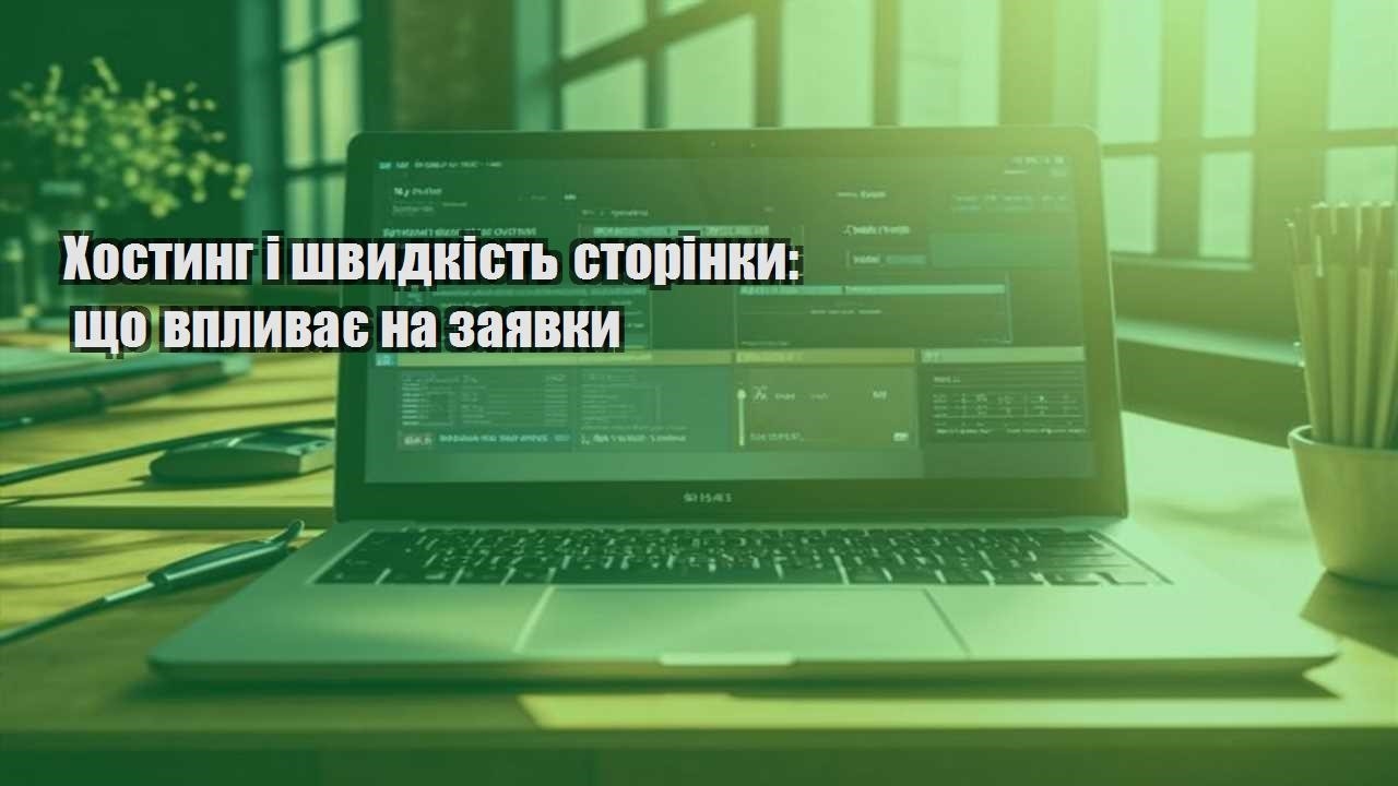hostyng i shvydkist storinky shho vplyvaye na zayavky