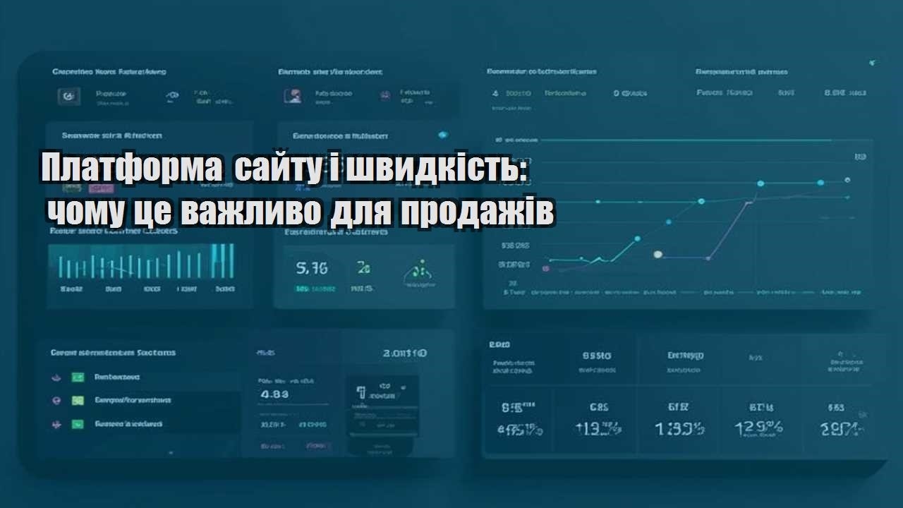 platforma sajtu i shvydkist chomu cze vazhlyvo dlya prodazhiv