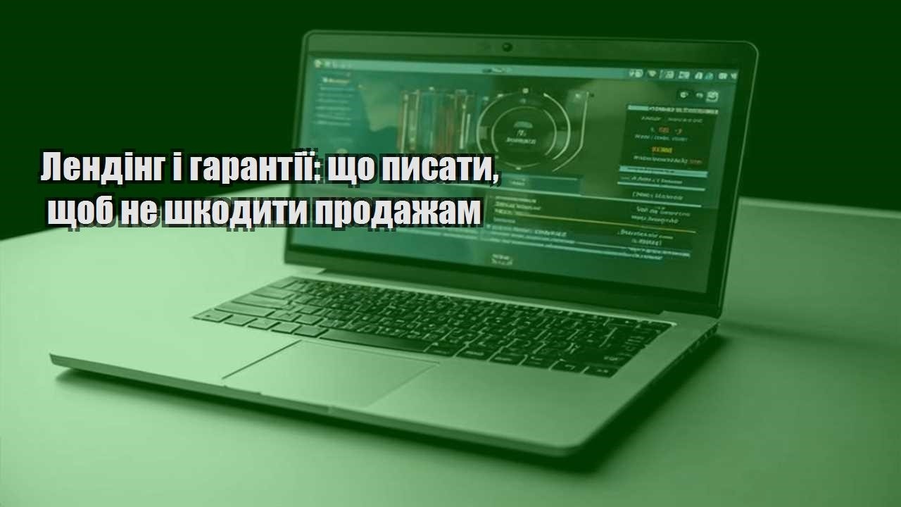 lending i garantiyi shho pysaty shhob ne shkodyty prodazham