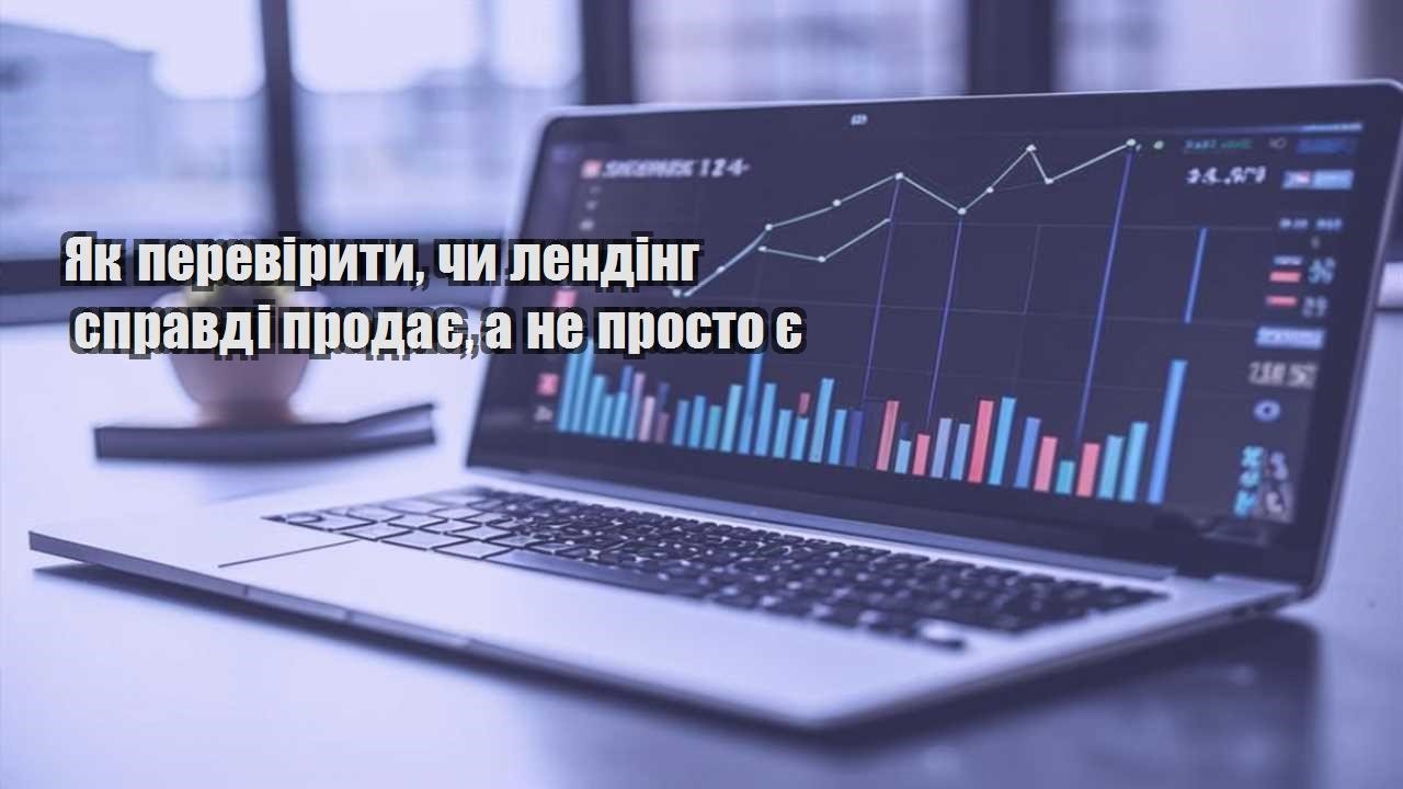 yak pereviryty chy lending spravdi prodaye a ne prosto ye