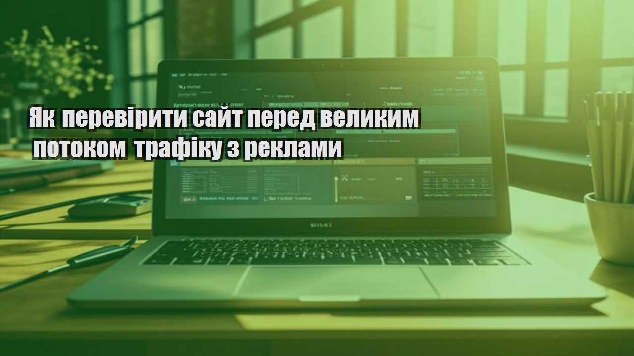yak pereviryty sajt pered velykym potokom trafiku z reklamy