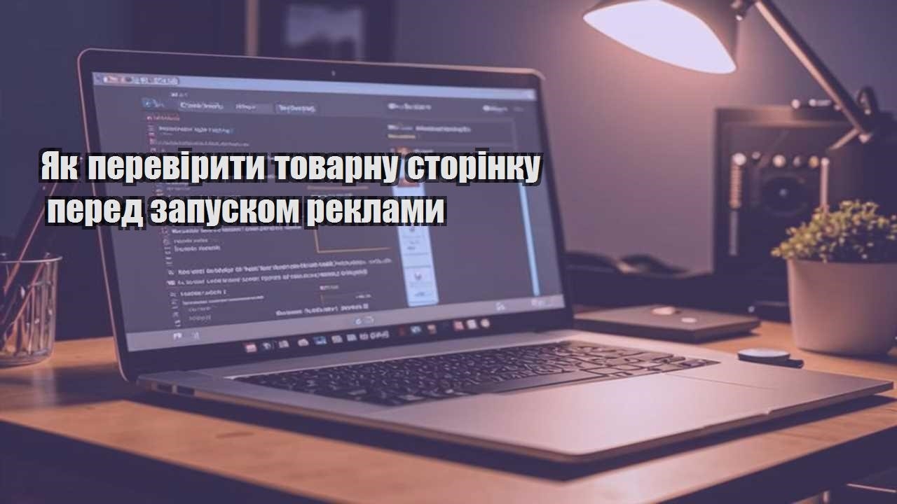 yak pereviryty tovarnu storinku pered zapuskom reklamy