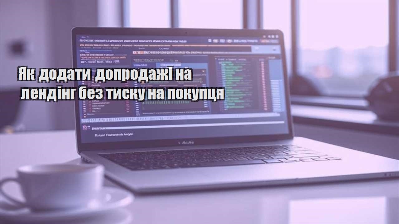 yak dodaty doprodazhi na lending bez tysku na pokupczya