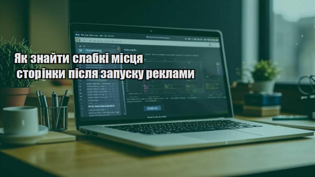 yak znajty slabki misczya storinky pislya zapusku reklamy