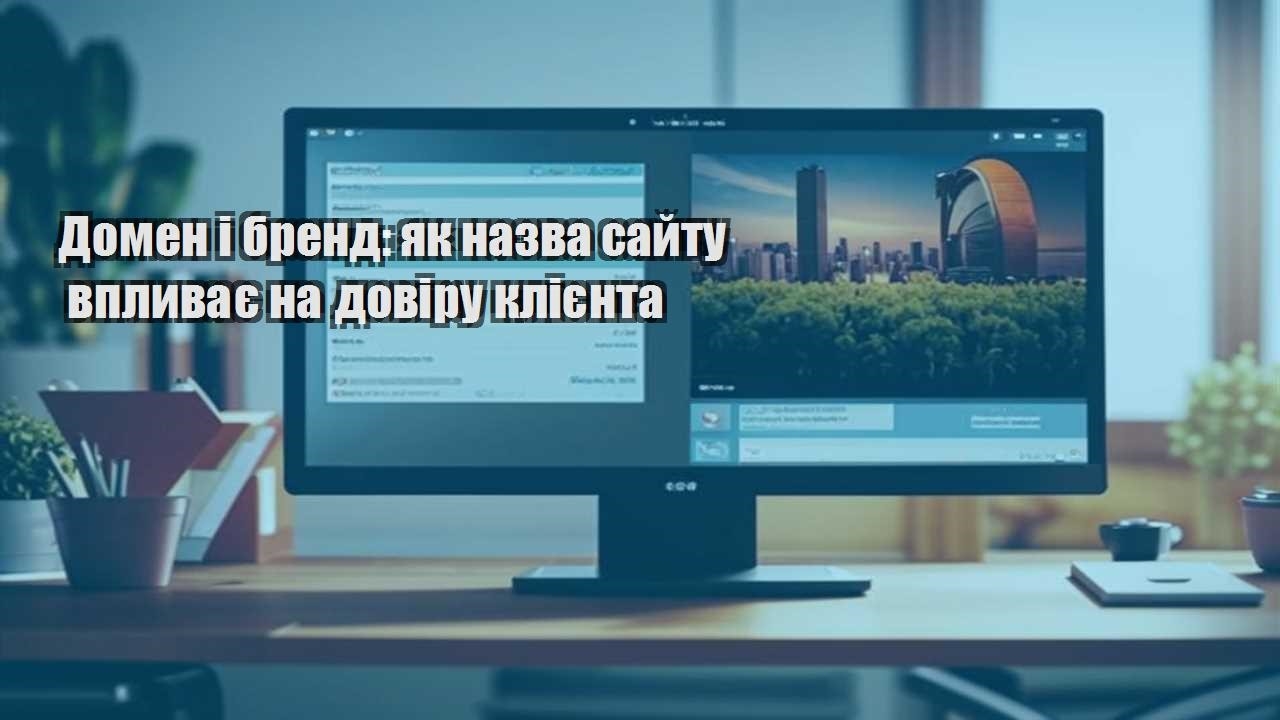 domen i brend yak nazva sajtu vplyvaye na doviru kliyenta