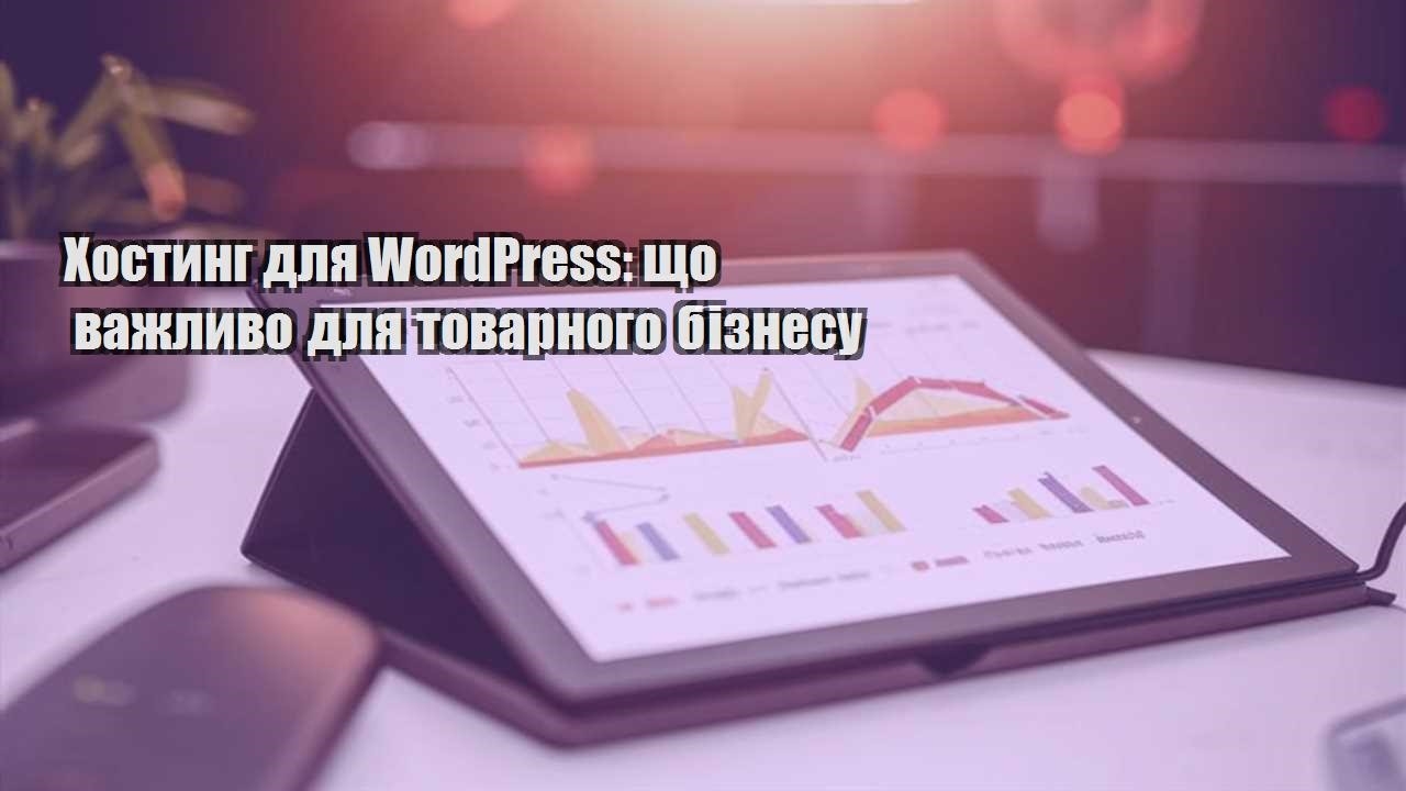 hostyng dlya wordpress shho vazhlyvo dlya tovarnogo biznesu