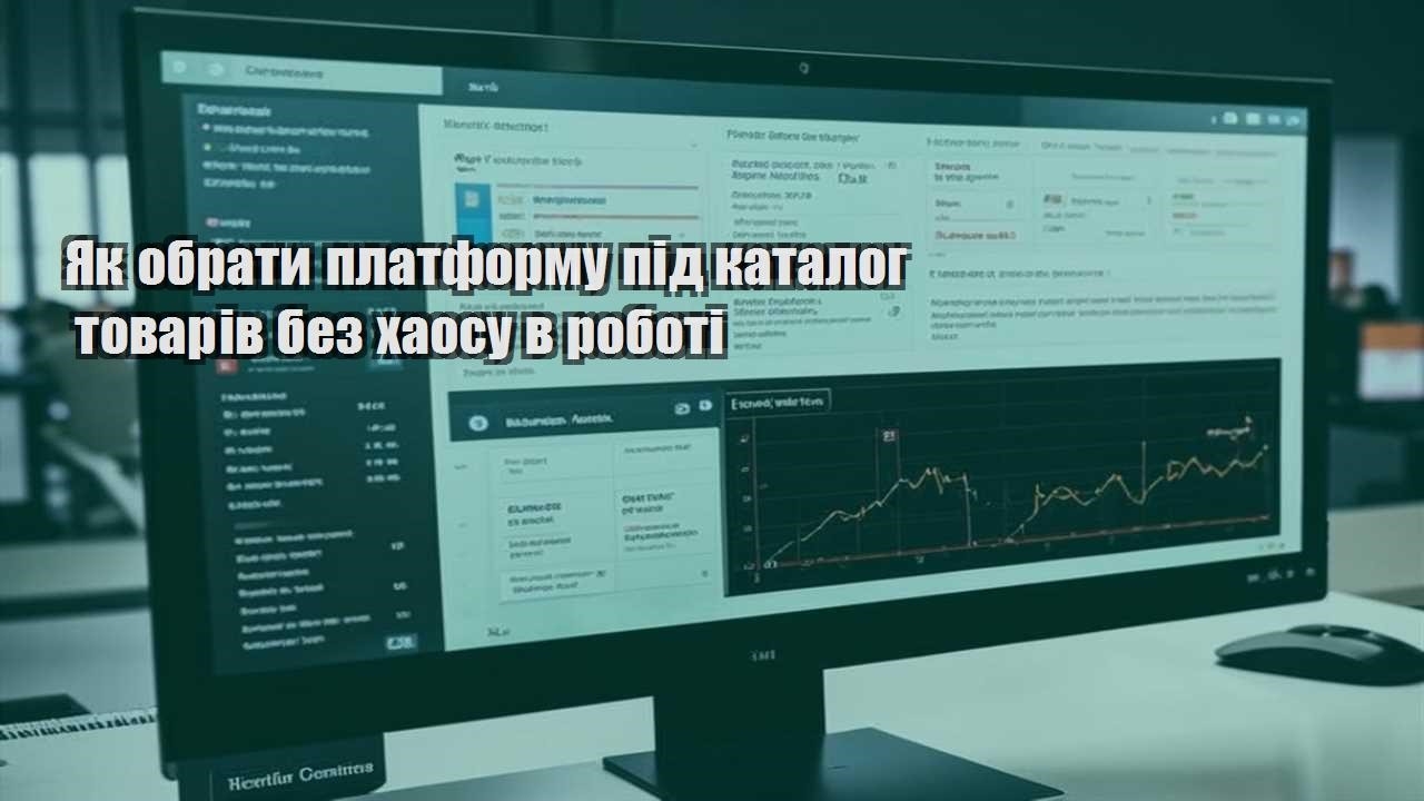 yak obraty platformu pid katalog tovariv bez haosu v roboti
