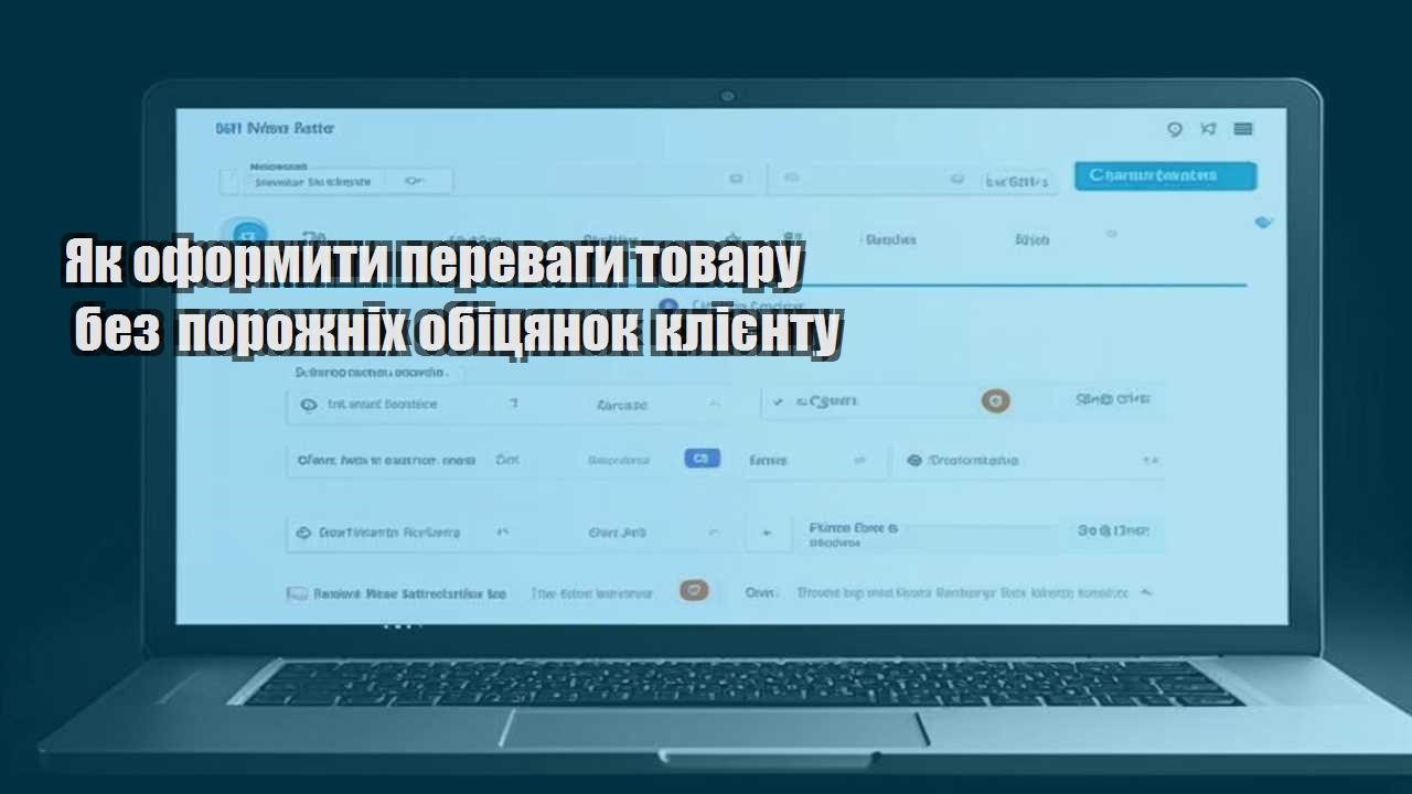 yak oformyty perevagy tovaru bez porozhnih obiczyanok kliyentu