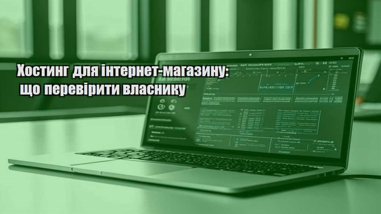 hostyng dlya internet magazynu shho pereviryty vlasnyku