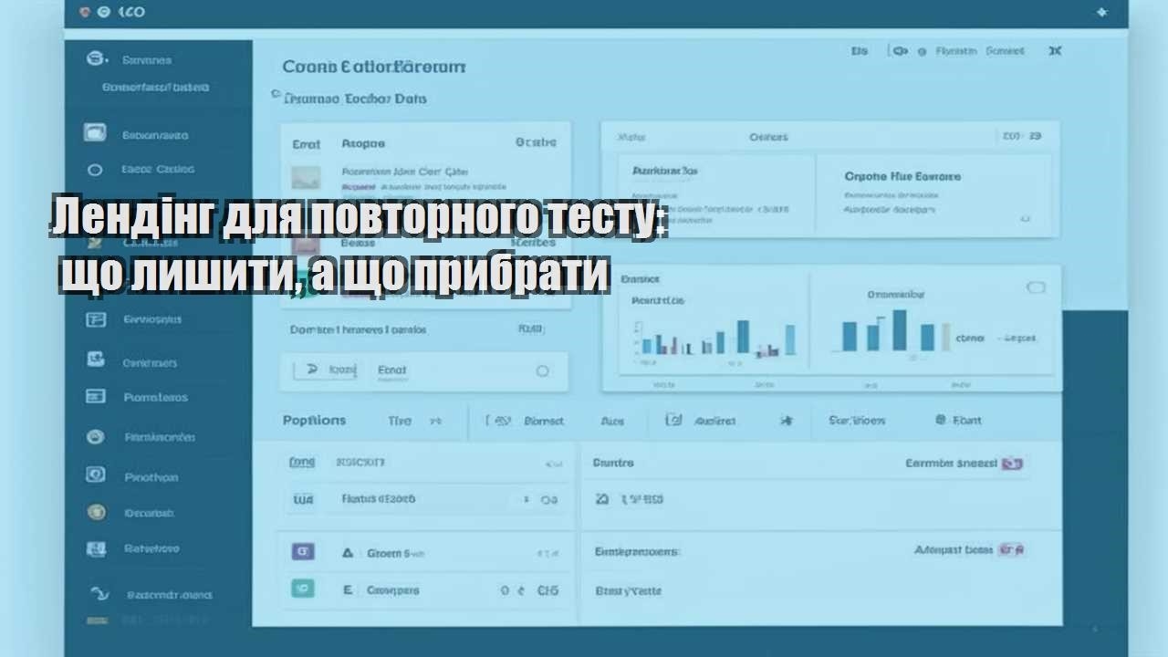 lending dlya povtornogo testu shho lyshyty a shho prybraty