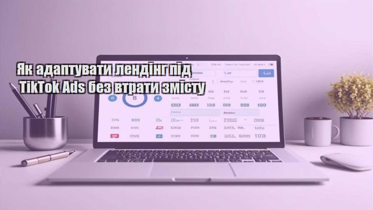 yak adaptuvaty lending pid tiktok ads bez vtraty zmistu