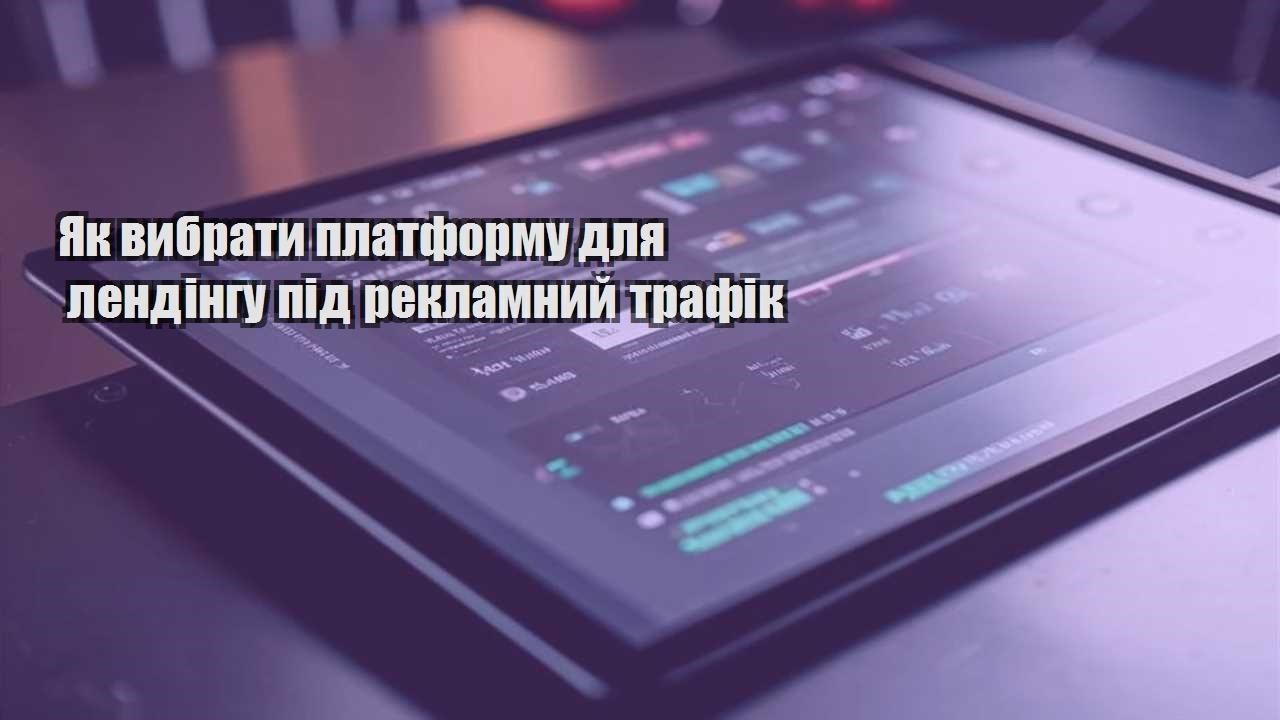 yak vybraty platformu dlya lendingu pid reklamnyj trafik