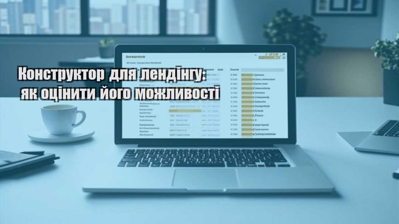 konstruktor dlya lendingu yak oczinyty jogo mozhlyvosti